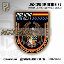 Cargar imagen en el visor de la galería, EMBLEMA CONMEMORATIVO PROMOCIÓN XXVII POLICIA LOCAL ARAGON 2024