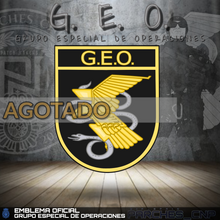 Cargar imagen en el visor de la galería, EMBLEMA GRUPO ESPECIAL DE OPERACIONES (G.E.O.)