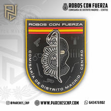 Cargar imagen en el visor de la galería, EMBLEMA ROBOS CON FUERZA COMISARÍA DE CENTRO - MADRID