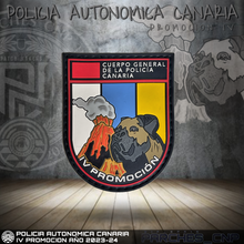Cargar imagen en el visor de la galería, EMBLEMA CONMEMORATIVO PROMOCIÓN IV POLICÍA CANARIA