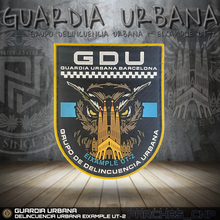 Cargar imagen en el visor de la galería, EMBLEMA GUARDIA URBANA DE BARCELONA - EIXAPLE UT-2