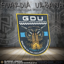 Cargar imagen en el visor de la galería, EMBLEMA GUARDIA URBANA DE BARCELONA - EIXAPLE UT-2