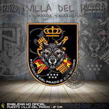 Cargar imagen en el visor de la galería, EMBLEMA DE BRAZO DEL PUESTO DE VILLA DEL PRADO 2ª CIA - MADRID