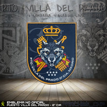 Cargar imagen en el visor de la galería, EMBLEMA DE BRAZO DEL PUESTO DE VILLA DEL PRADO 2ª CIA - MADRID