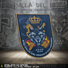Cargar imagen en el visor de la galería, EMBLEMA DE BRAZO DEL PUESTO DE VILLA DEL PRADO 2ª CIA - MADRID