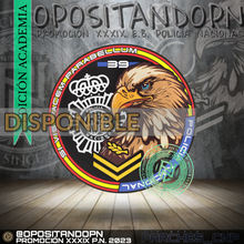 Cargar imagen en el visor de la galería, EMBLEMA PROMOCIÓN XXXIX ACADEMIA OPOSITANDOPN ESCUDO POLICIA NACIONAL