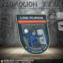 Cargar imagen en el visor de la galería, EMBLEMA CONMEMORATIVO LOS PUROS P.N. E.B. PROMOCIÓN XXXIX