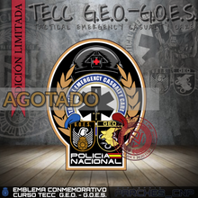 Cargar imagen en el visor de la galería, EMBLEMA CONMEMORATIVO CURSO AVANZADO TECC G.E.O. - G.O.E.S.