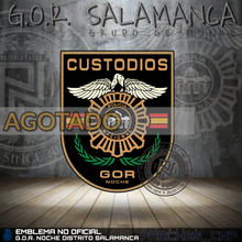 Cargar imagen en el visor de la galería, EMBLEMA DE BRAZO G.O.R. NOCHE DISTRITO SALAMANCA - MADRID