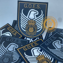 Cargar imagen en el visor de la galería, EMBLEMA OFICIAL GRUPOS OPERATIVOS ESPECIALES DE SEGURIDAD (G.O.E.S.)