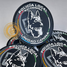 Cargar imagen en el visor de la galería, EMBLEMA DE LA POLICÍA LOCAL DE SALOBREÑA UNIDAD CANINA K9
