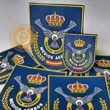Cargar imagen en el visor de la galería, EMBLEMA DE SERVICIOS DE MEDIOS AÉREOS DE LA POLICÍA NACIONAL
