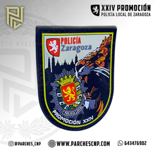 Cargar imagen en el visor de la galería, EMBLEMA CONMEMORATIVO PROMOCIÓN XXIV POLICÍA LOCAL DE ZARAGOZA