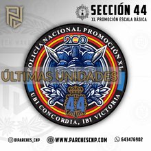Cargar imagen en el visor de la galería, EMBLEMA CONMEMORATIVO SECCIÓN 44 P.N. E.B. PROMOCIÓN XL