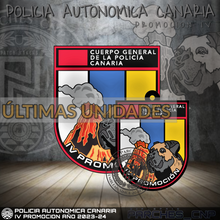 Cargar imagen en el visor de la galería, EMBLEMA CONMEMORATIVO PROMOCIÓN IV POLICÍA CANARIA