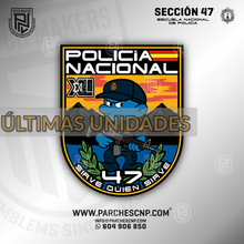 Cargar imagen en el visor de la galería, EMBLEMA SECCIÓN 47 PROMOCIÓN XLI - E.B. POLICÍA NACIONAL 2025-26
