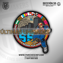 Cargar imagen en el visor de la galería, EMBLEMA CONMEMORATIVO SECCIÓN 55 P.N. E.B. PROMOCIÓN XL
