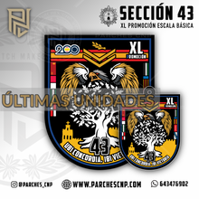 Cargar imagen en el visor de la galería, EMBLEMA CONMEMORATIVO SECCIÓN 43 P.N. E.B. PROMOCIÓN XL