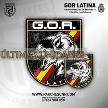 Cargar imagen en el visor de la galería, PARCHE DE BRAZO DEL G.O.R. DE LATINA (MADRID)