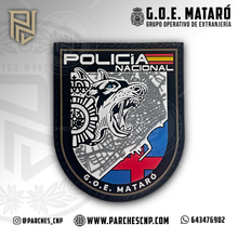 Cargar imagen en el visor de la galería, PARCHE DE BRAZO DEL G.O.E. DE MATARÓ