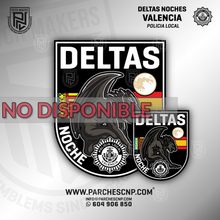 Cargar imagen en el visor de la galería, EMBLEMA POLICIA LOCAL DE VALENCIA - GRUPO NOCHE - DELTAS