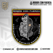 Cargar imagen en el visor de la galería, EMBLEMA ROBOS CON FUERZA COMISARÍA DE CENTRO - MADRID