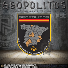 Cargar imagen en el visor de la galería, EMBLEMA GEOPOLITOS - APTOS PROMOCIÓN XXXIX ACADEMIA GEOPOL