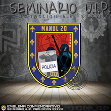 Cargar imagen en el visor de la galería, EMBLEMA CONMEMORATIVO DEL SEMINARIO DE U.I.P. DE LA PROMOCIÓN XXXVIII