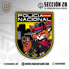 Cargar imagen en el visor de la galería, EMBLEMA CONMEMORATIVO SECCIÓN 28 P.N. E.B. PROMOCIÓN XL