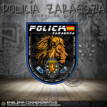 Cargar imagen en el visor de la galería, EMBLEMA CONMEMORATIVO PROMOCIÓN 2023 OFICIALES POLICÍA ZARAGOZA