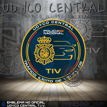Cargar imagen en el visor de la galería, EMBLEMA UDYCO CENTRAL - TRÁFICO ILÍCITO DE VEHÍCULOS - TIV