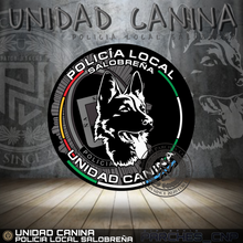 Cargar imagen en el visor de la galería, EMBLEMA DE LA POLICÍA LOCAL DE SALOBREÑA UNIDAD CANINA K9