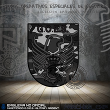 Cargar imagen en el visor de la galería, PARCHE MIMETIZADO DE BRAZO DE LOS GRUPOS OPERATIVOS ESPECIALES DE SEGURIDAD