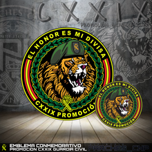 Cargar imagen en el visor de la galería, EMBLEMA CONMEMORATIVO G.C. PROMOCION CXXIX 2023-24 (LEÓN PROMOCIÓN)