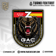Cargar imagen en el visor de la galería, EMBLEMA GRUPOS DE ATENCIÓN AL CIUDADANO G.A.C. - MADRID TURNO FOXTROT
