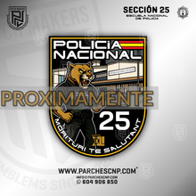 Cargar imagen en el visor de la galería, EMBLEMA SECCIÓN 25 PROMOCIÓN XLI - E.B. POLICÍA NACIONAL 2025-26