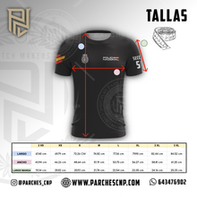 Cargar imagen en el visor de la galería, CAMISETA II CURSO TAIP - TÉCNICAS DE AUTOPROTECCIÓN E INTERVENCIÓN POLICIAL (FORMACIÓN DE FORMADORES)