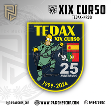 Cargar imagen en el visor de la galería, EMBLEMA CONMEMORATIVO 25 ANIVERSARIO DEL CURSO XIX TEDAX