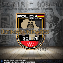 Cargar imagen en el visor de la galería, EMBLEMA BRAZO U.C.R.I.F. GOE VIII - B.P.E. DE MADRID