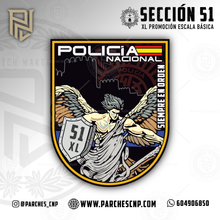 Cargar imagen en el visor de la galería, EMBLEMA CONMEMORATIVO SECCIÓN 51 P.N. E.B. PROMOCIÓN XL