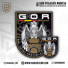 Cargar imagen en el visor de la galería, EMBLEMA DEL GRUPO OPERATIVO DE RESPUESTA DE MURCIA - PEGASOS