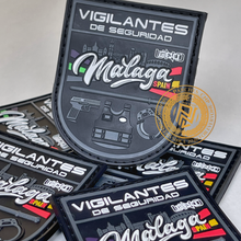 Cargar imagen en el visor de la galería, EMBLEMA BRAZO VIGILANTES DE SEGURIDAD DE MÁLAGA