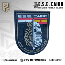 Cargar imagen en el visor de la galería, EMBLEMA DE BRAZO EQUIPO DE SEGURIDAD EMBAJADA EL CAIRO (EGIPTO)