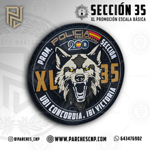 Cargar imagen en el visor de la galería, EMBLEMA CONMEMORATIVO SECCIÓN 35 P.N. E.B. PROMOCIÓN XL
