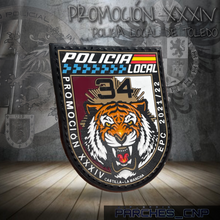 Cargar imagen en el visor de la galería, EMBLEMA CONMEMORATIVO PROMOCIÓN XXXIV POLICÍA LOCAL DE TOLEDO
