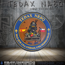 Cargar imagen en el visor de la galería, EMBLEMA CONMEMORATIVO DEL XXXVIII CURSO TEDAX AÑO 2021-2023