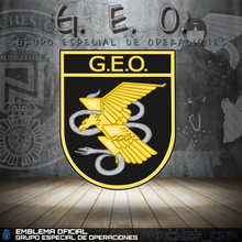 Cargar imagen en el visor de la galería, EMBLEMA GRUPO ESPECIAL DE OPERACIONES (G.E.O.)