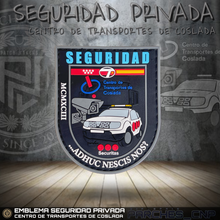 Cargar imagen en el visor de la galería, EMBLEMA SEGURIDAD PRIVADA CENTRO DE TRANSPORTES DE COSLADA