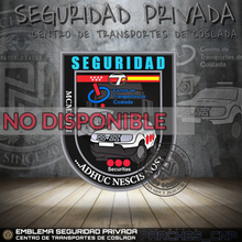 Cargar imagen en el visor de la galería, EMBLEMA SEGURIDAD PRIVADA CENTRO DE TRANSPORTES DE COSLADA