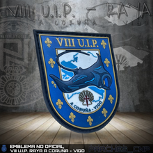 Cargar imagen en el visor de la galería, EMBLEMA BRAZO VIII U.I.P. RAYA - A CORUÑA - VIGO